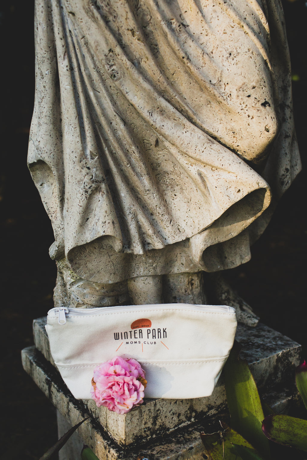 WPMC Canvas Zip Pouch - Sun Logo