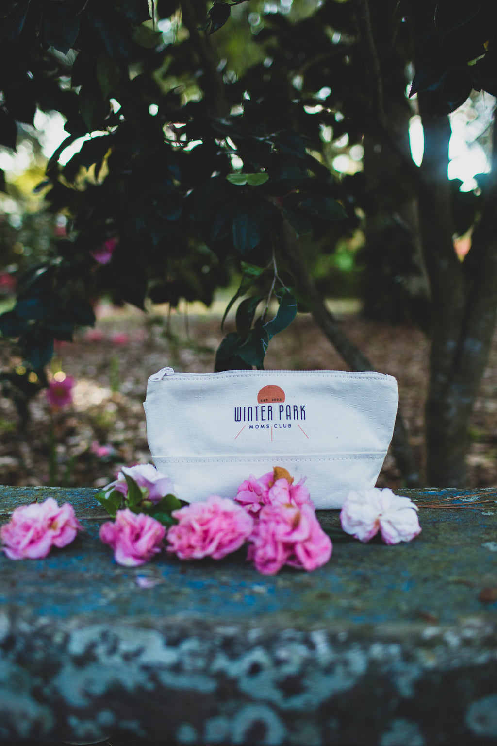 WPMC Canvas Zip Pouch - Sun Logo