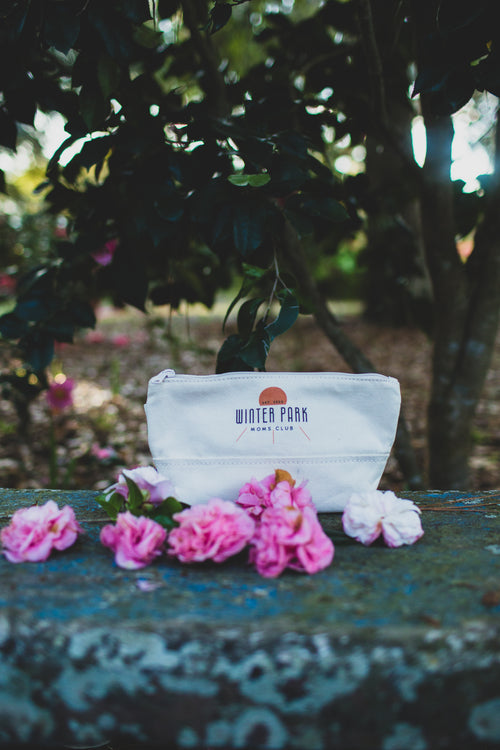 WPMC Canvas Zip Pouch - Sun Logo